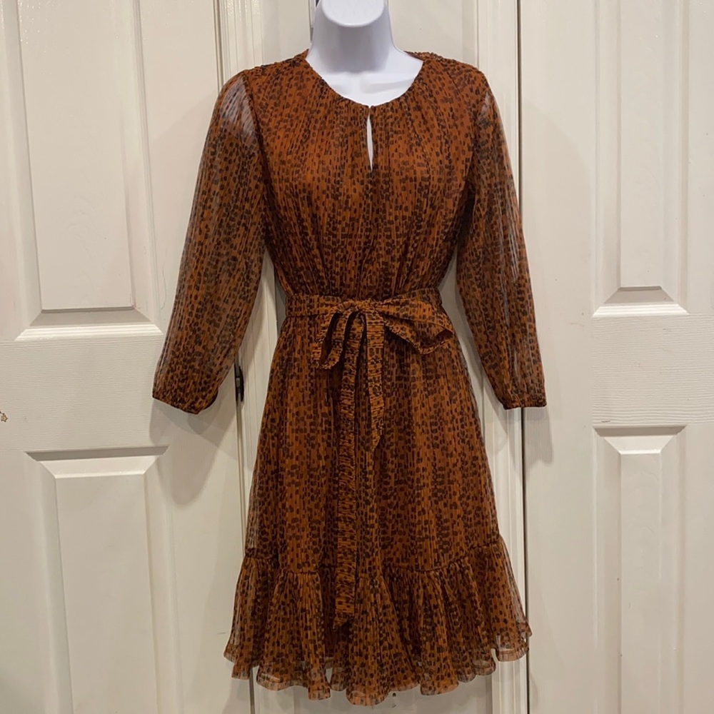 Verá wang size S animal print dress